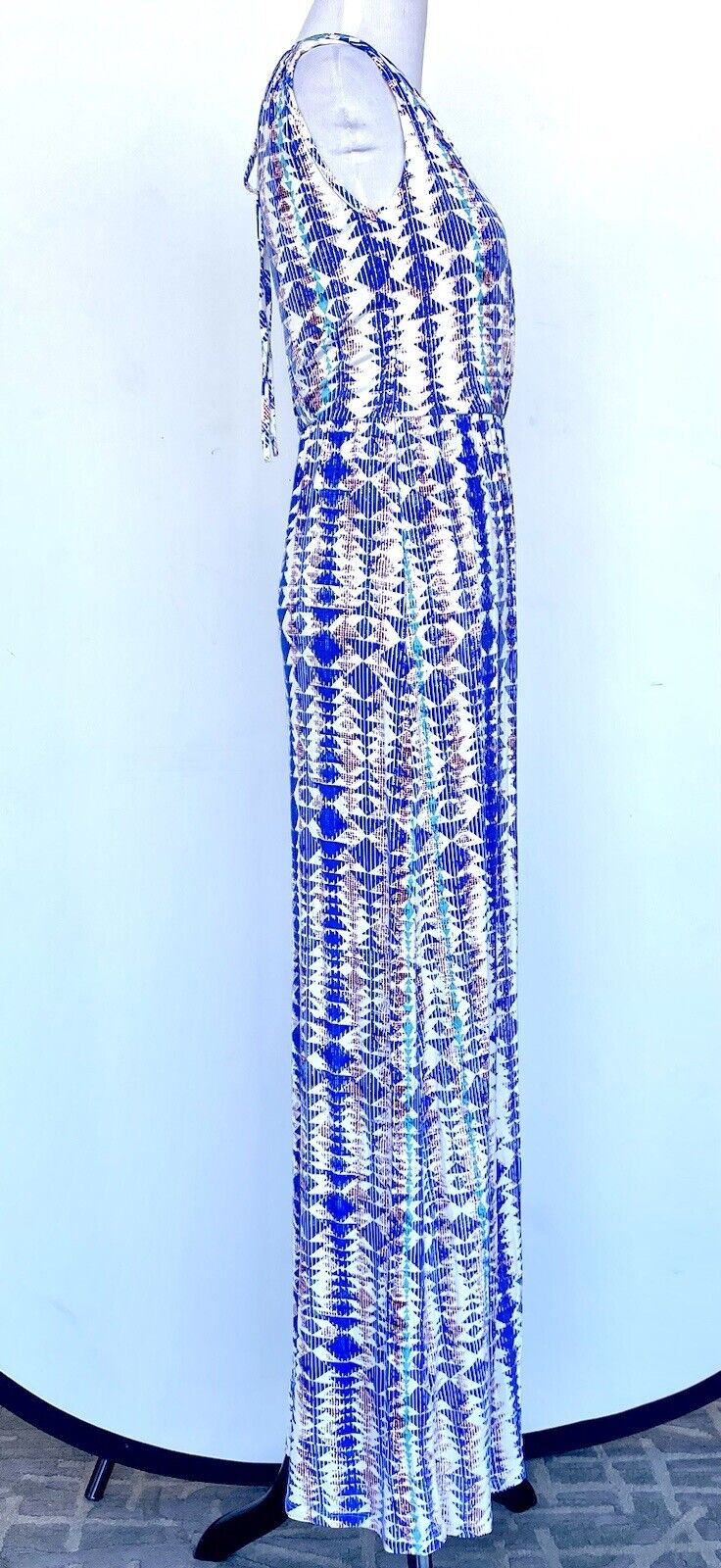 Renee C Boho Print Stretch Maxi Dress XSmall Price $49