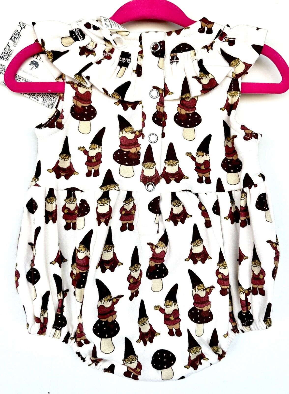 Kate Quinn Sleeveless Circle Ruffle Bubble Gnomes Retail $38 12-18 M