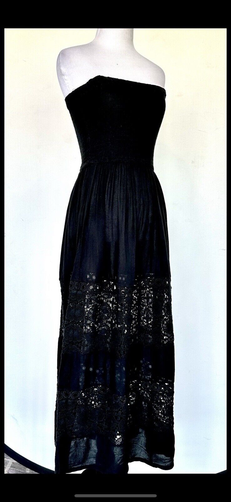 Chelsea 28 Farrah Smocked Strapless Cover Up Dress XXS