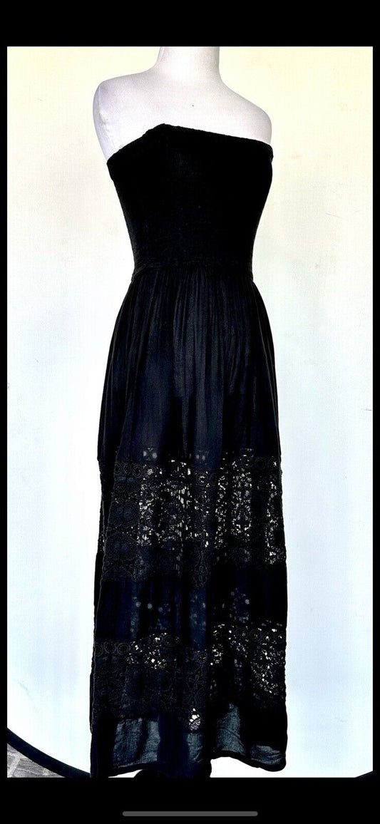 Chelsea 28 Farrah Smocked Strapless Cover Up Dress XXS
