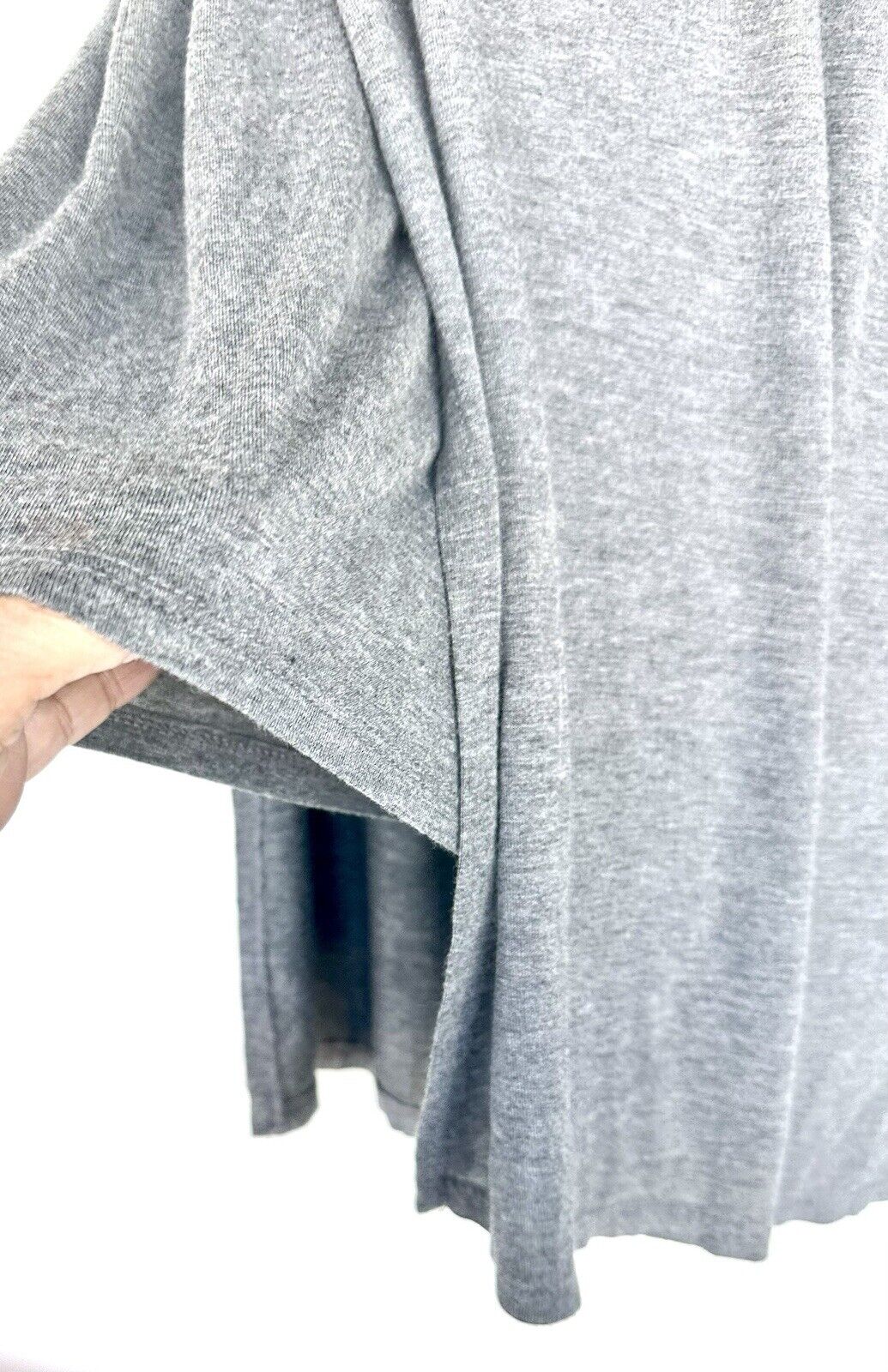 Mono B Skirt Gray Side Split With Second Skirt underneath Medium NEW