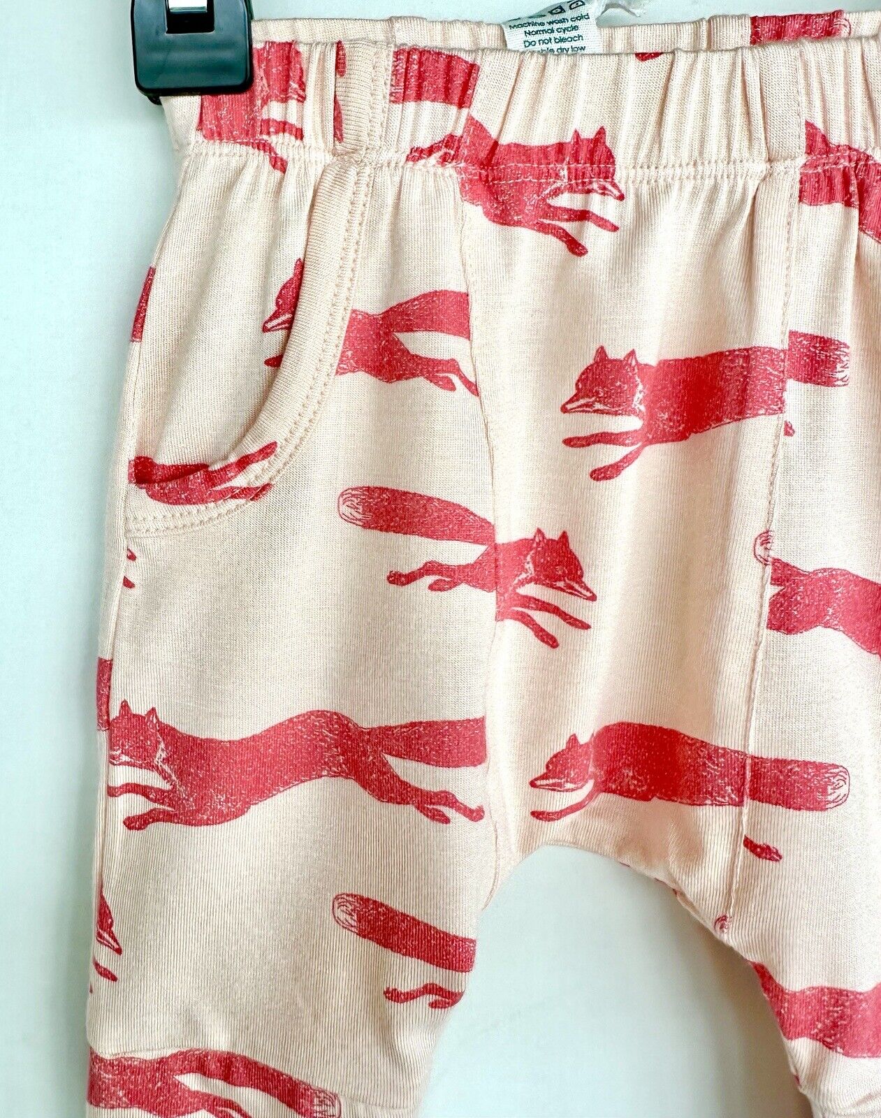 Kate Quinn Pocket Panda Pants Soft Modal Spandex Retails $30 3-6 M Coral Fox