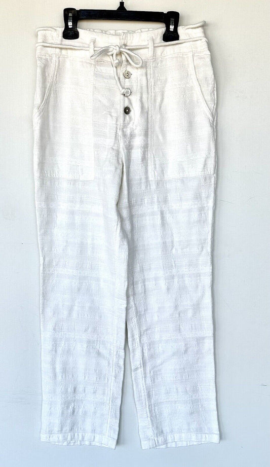Sundance White Coastline Pants Retails $98 Price $55 New XS