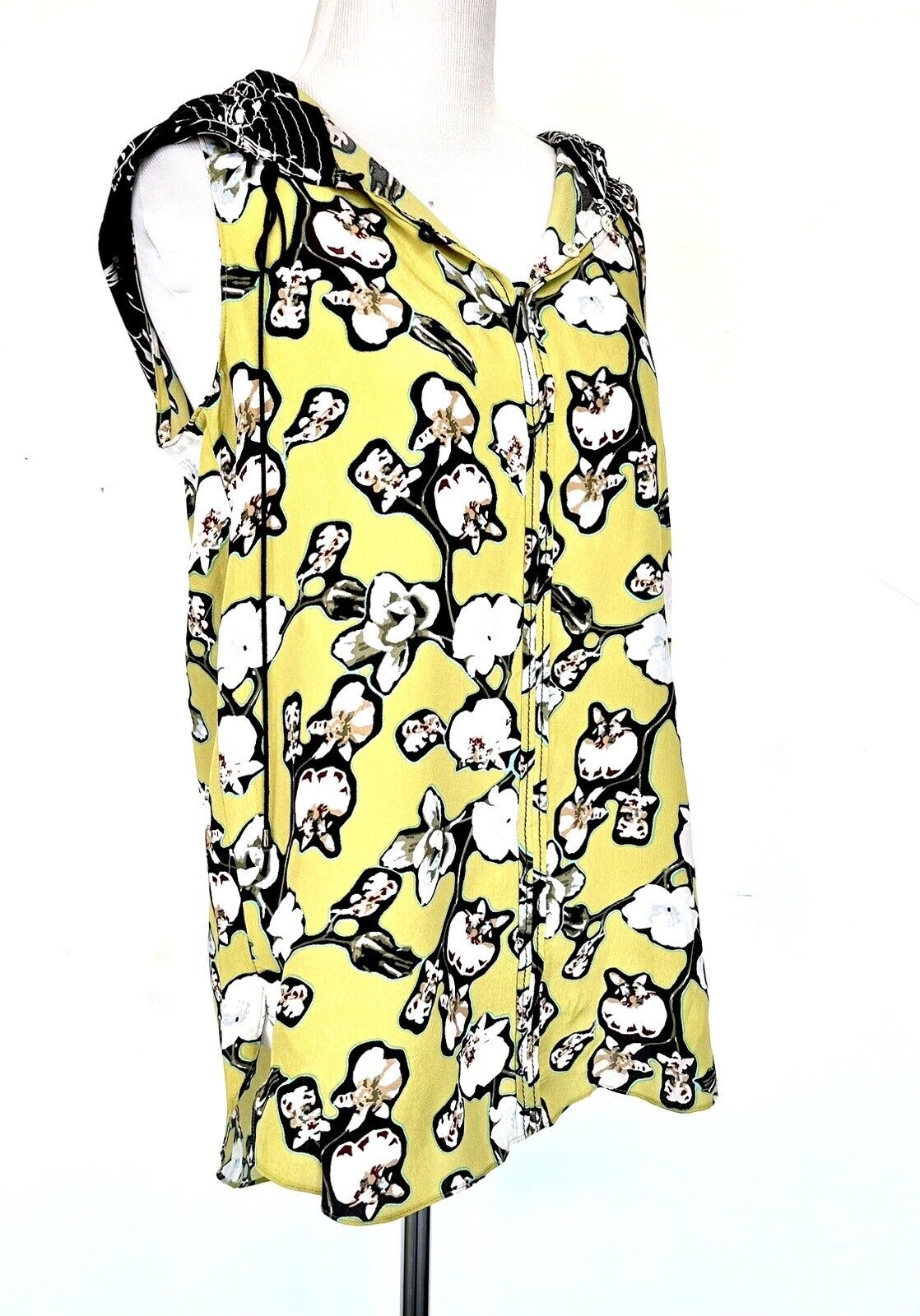 Dorothee Shaumacher Silk Mix Hoody Daydream Meadow Blouse Retail $317 Size 3 (M)