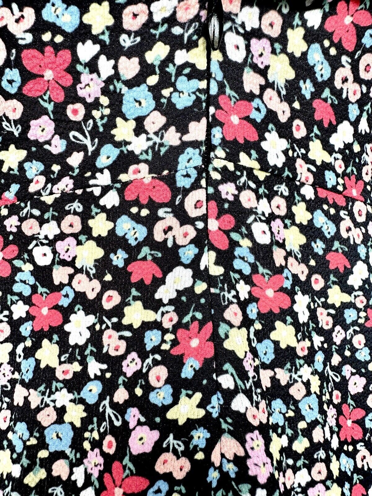 Charlie Holiday Vintage Print Retro Jumpsuit Retails $139.95 XS Ruffle Strap