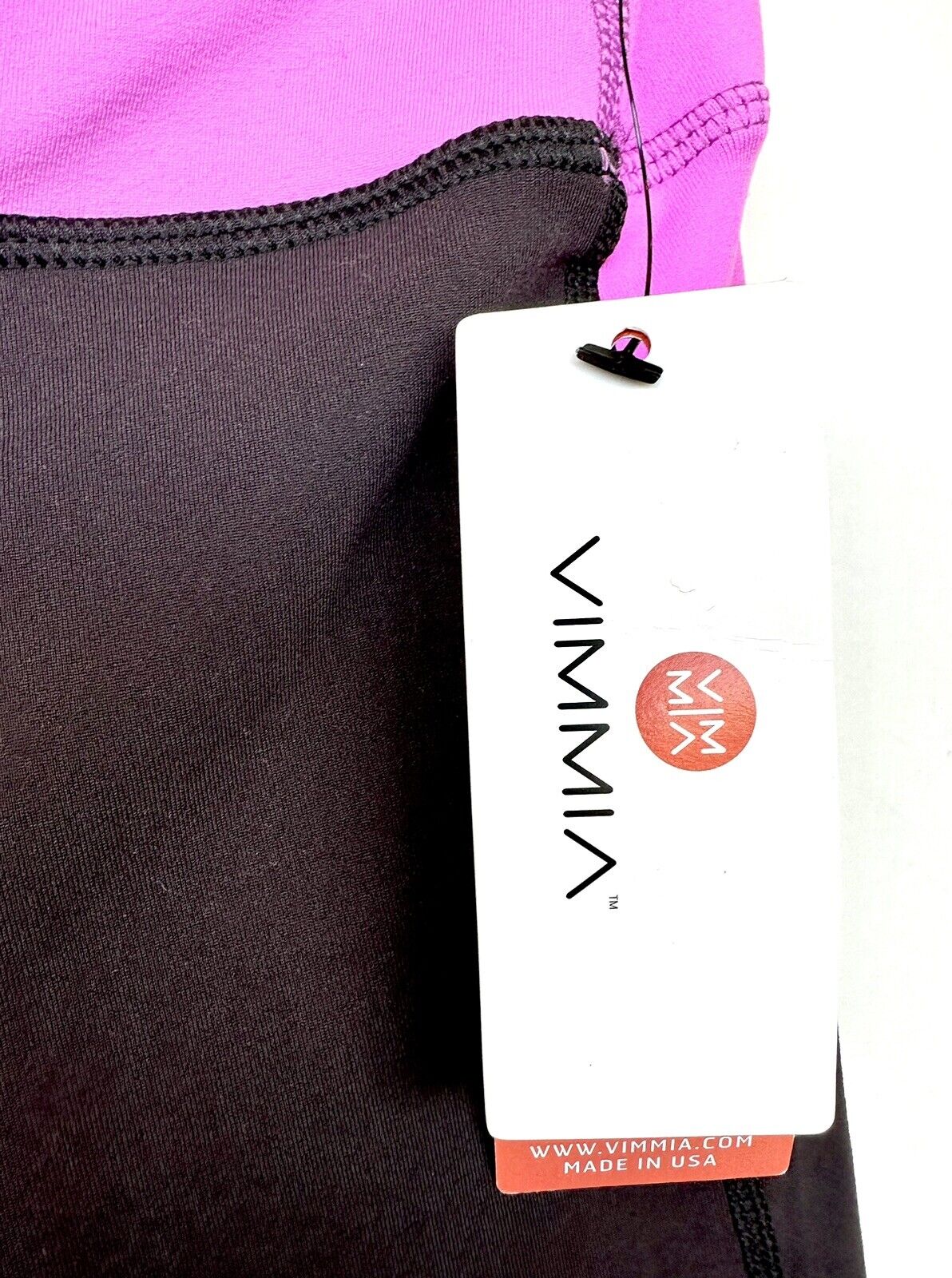Vimmia Shadow Black & Pink MOVE Yoga Fitness Pants, Size S Retail $97 NWT