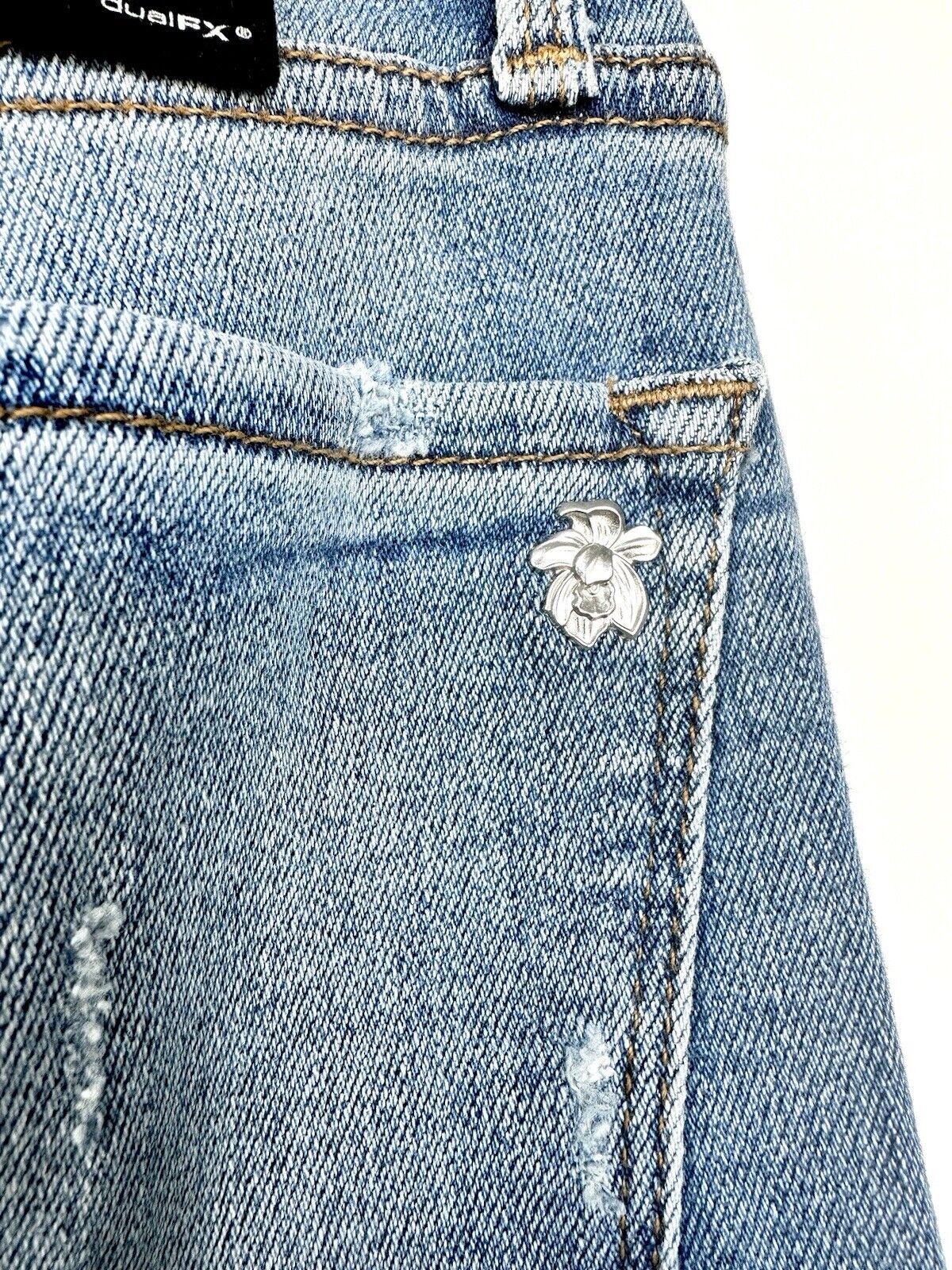 Black Orchid Gigi high rise straight jeans Retails $225 Liquify Soft Stretch 24