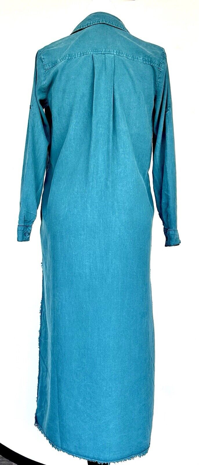 Sundance Cloth &  Stone Bernadette Shirt Dress Jade Retail $148 Chambray  XS