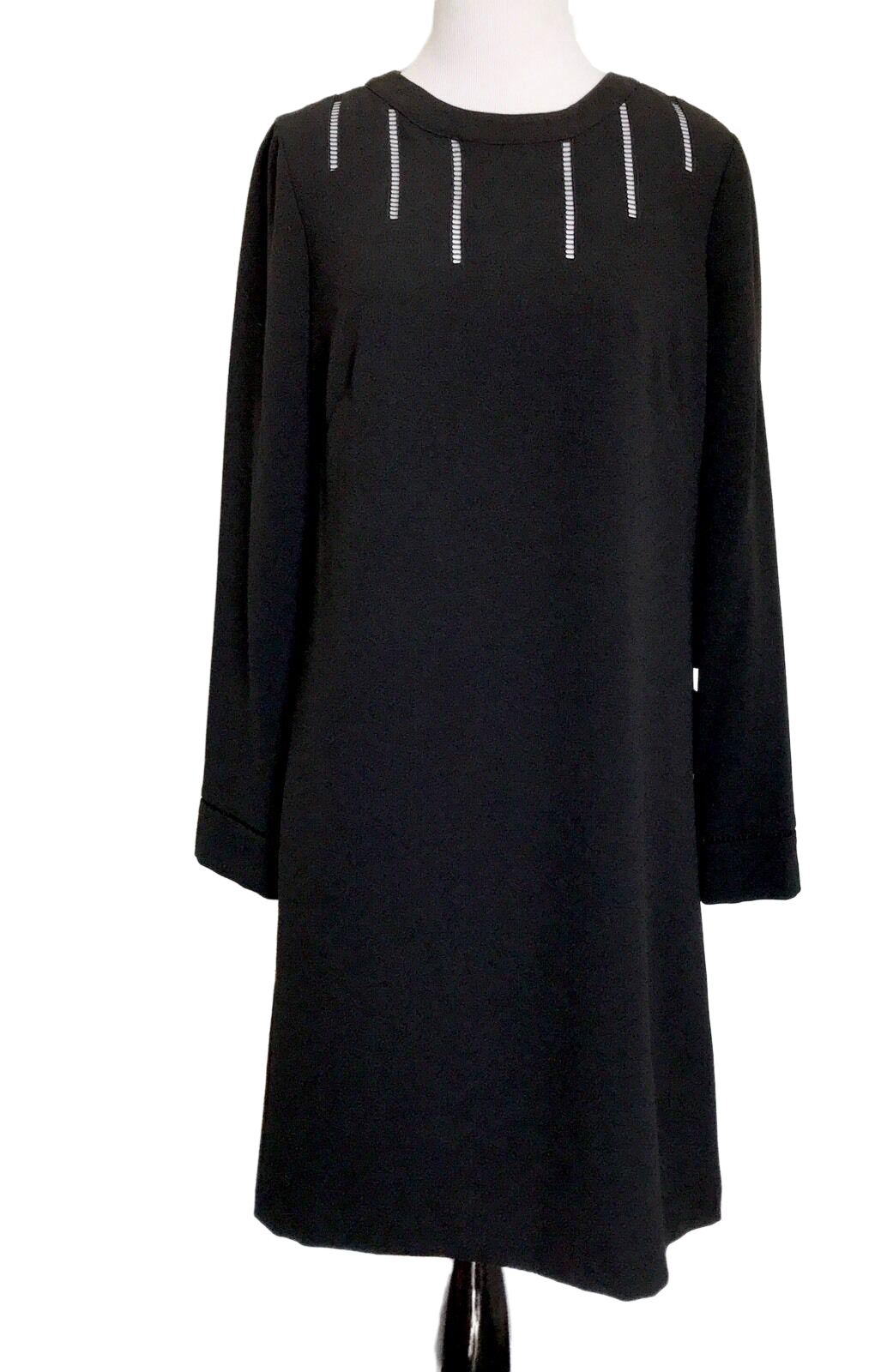 Adrianna Papell Black Cutout Shift Dress NWT  Size 2 Retails $130 Price $56