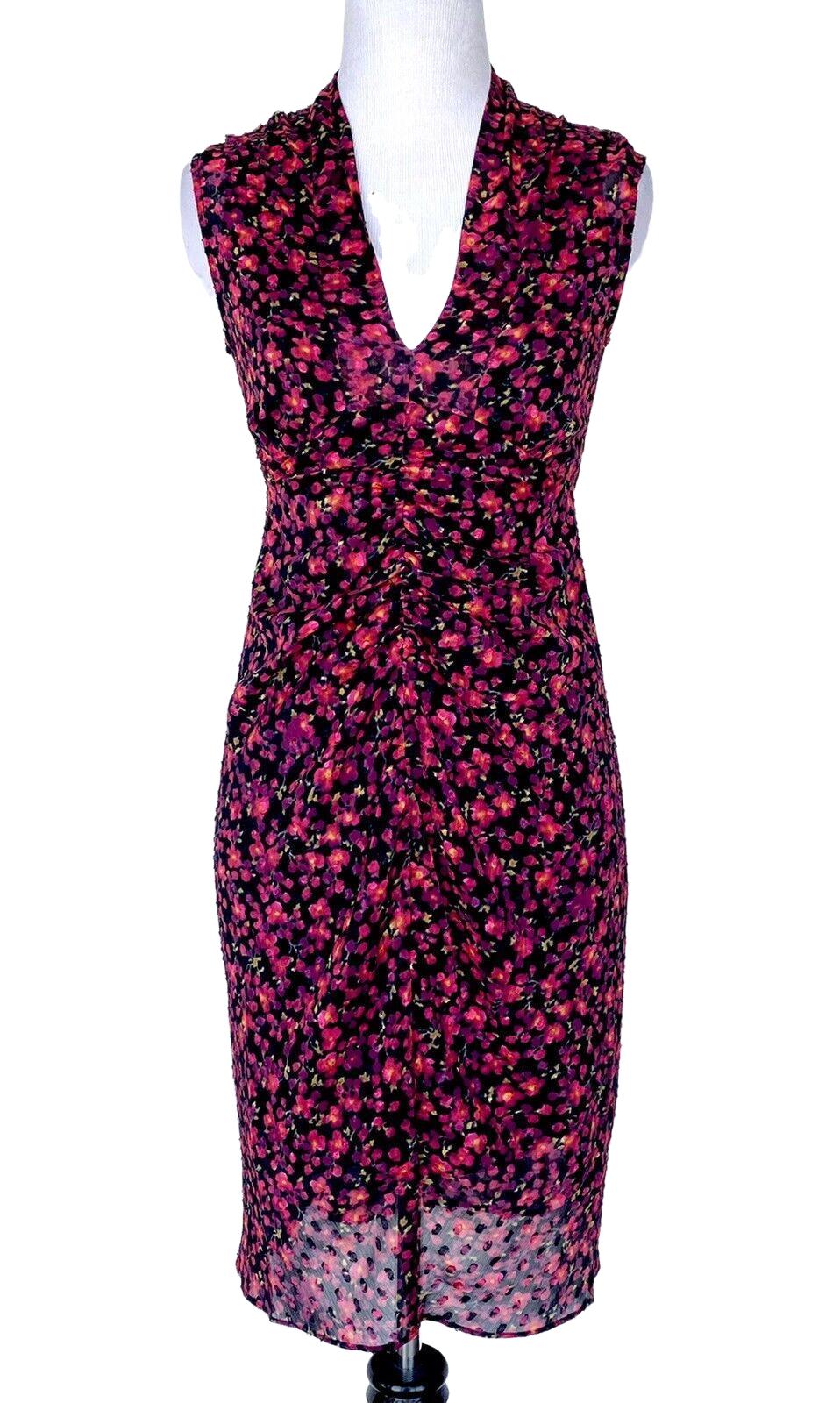 Allsaints Aldine Cheri Blossom Chiffon Dress NWT Size 0 Retail $260 Price $130