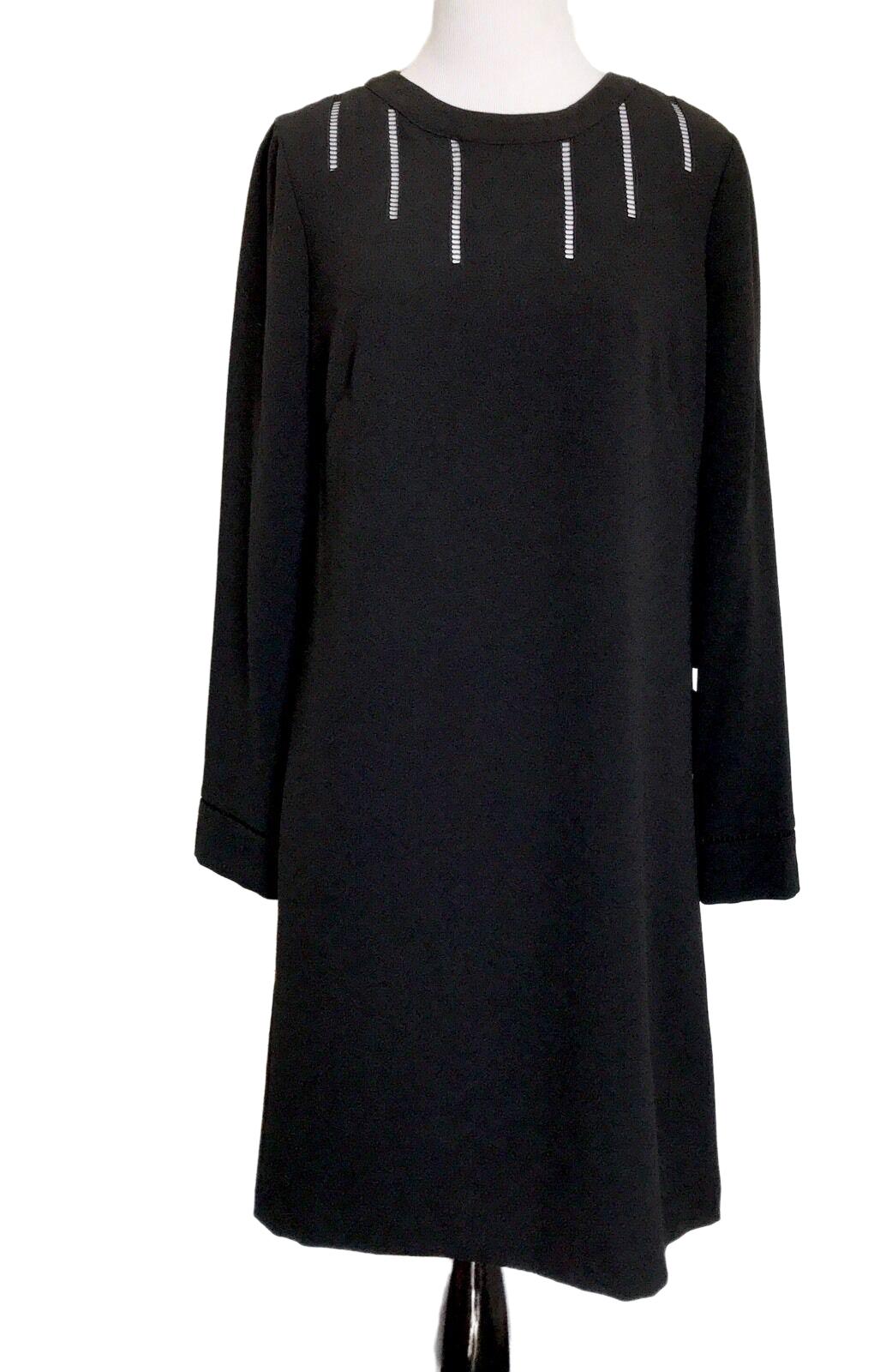 Adrianna Papell Black Cutout Shift Dress NWT  Size 2 Retails $130 Price $56