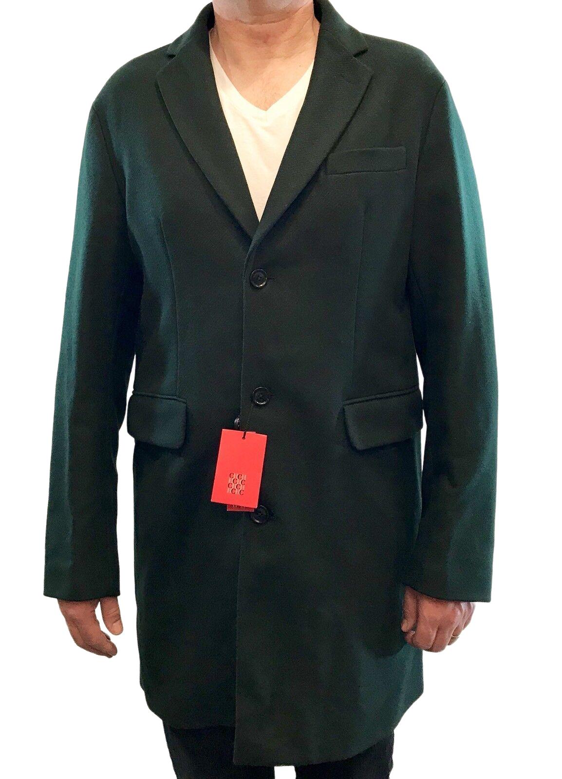 Carolina Herrera Dark Green Wool Coat. Retails $685 Price $285 NWT Size L