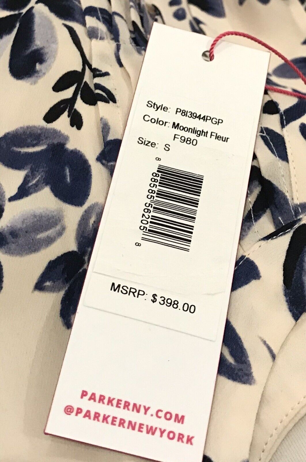 Parker Floral Flare Bell Sleeve Dress. NWT Size S. Retails $398 Price $139