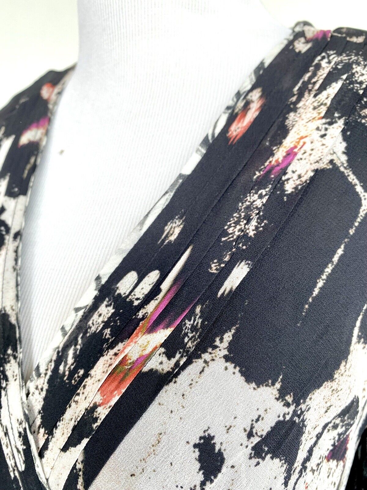 Allsaints Lizia Wing Chiffon Dress NWT Size 2 Retail $398 Price $165