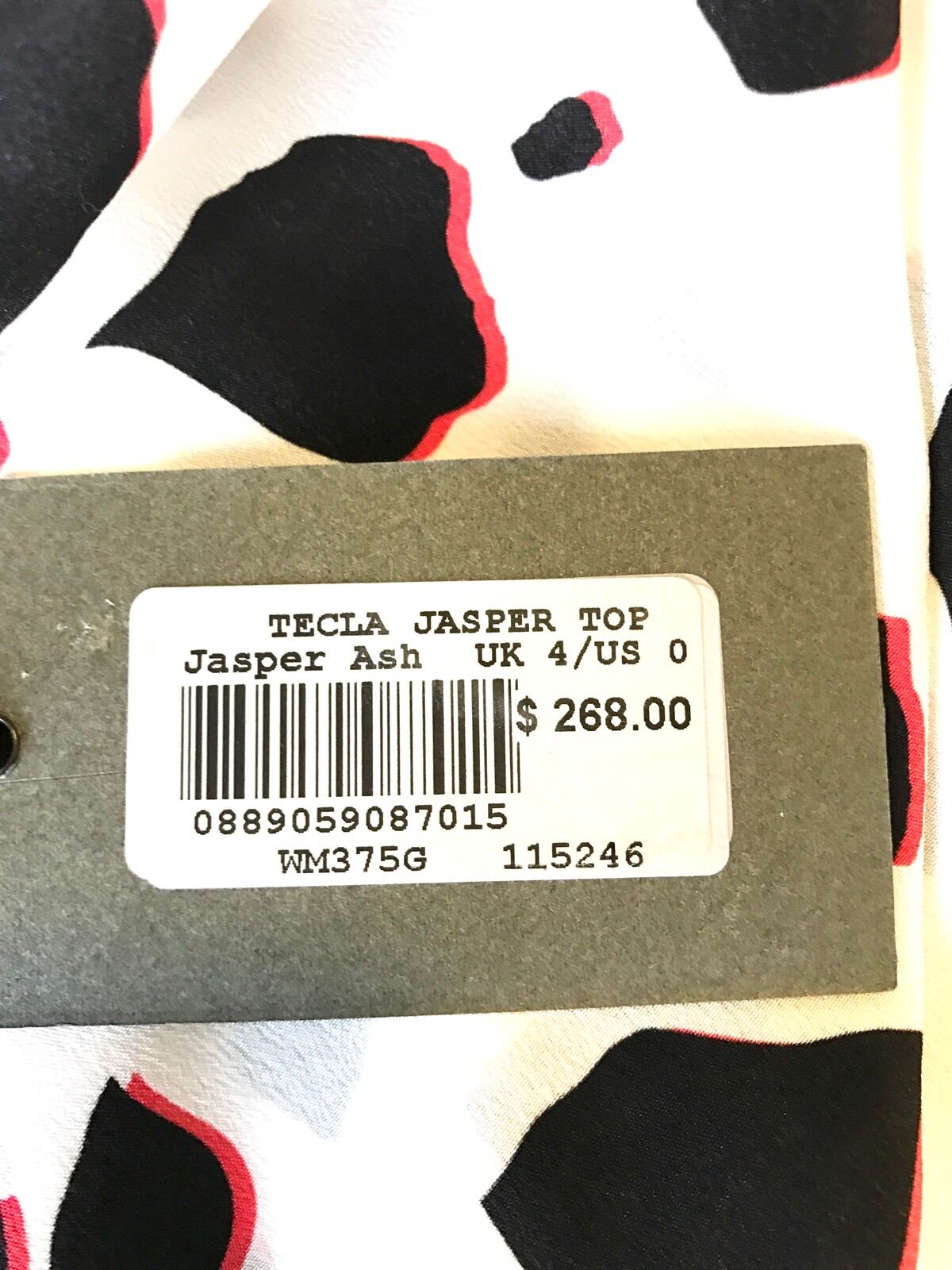 AllSaints Silk Tecla Jasper Blouse.NWT Retail $268 Price $86 Size 0 All Saints