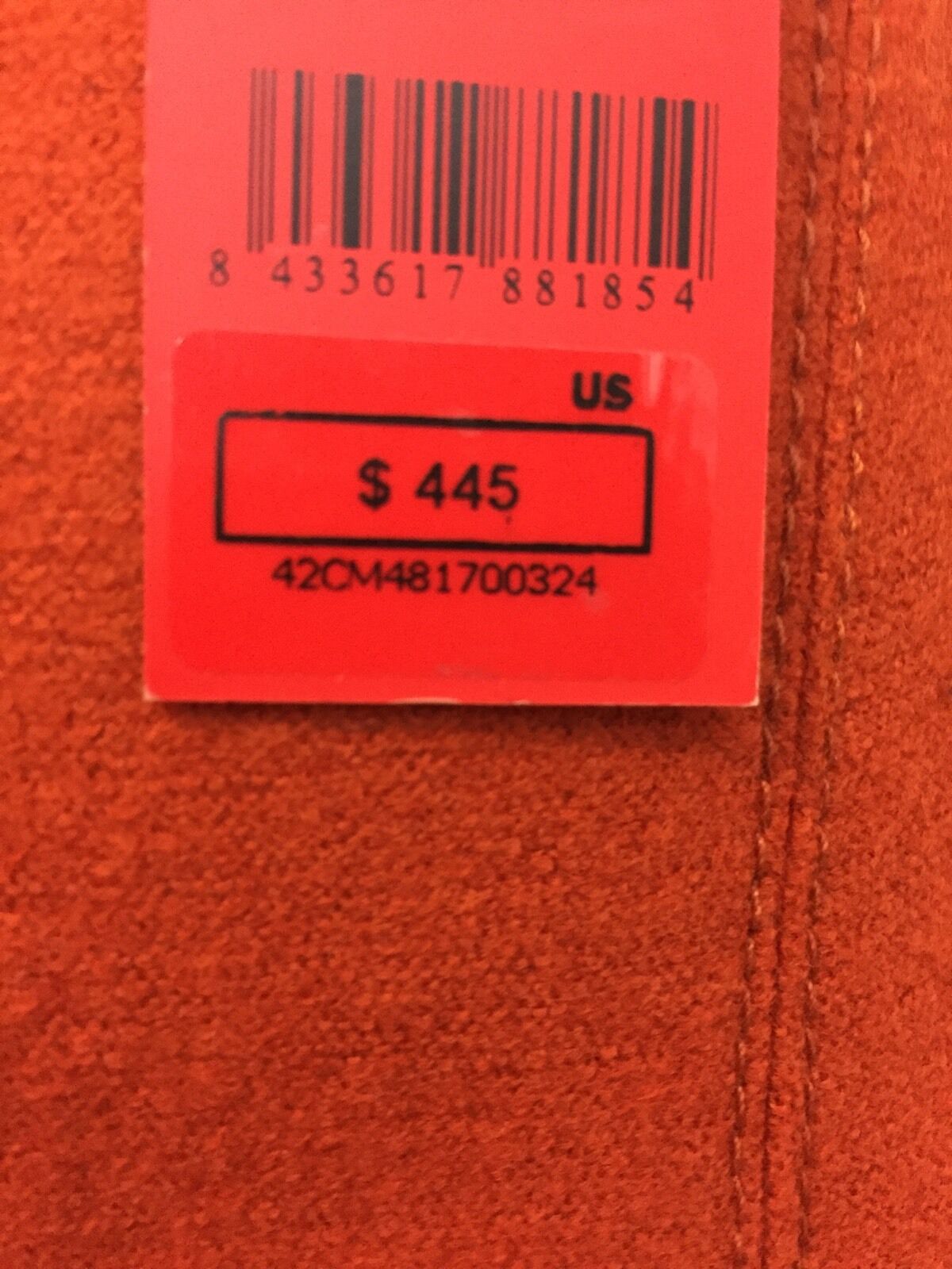 Carolina Herrera Wool Dark Orange Skirt NWT Retail $445 Price $170 Size 2