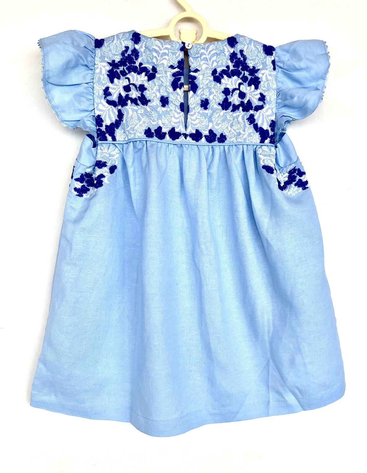J Marie embroidered Palmer Dress 3T Retail $92 Price $49 Linen Mix