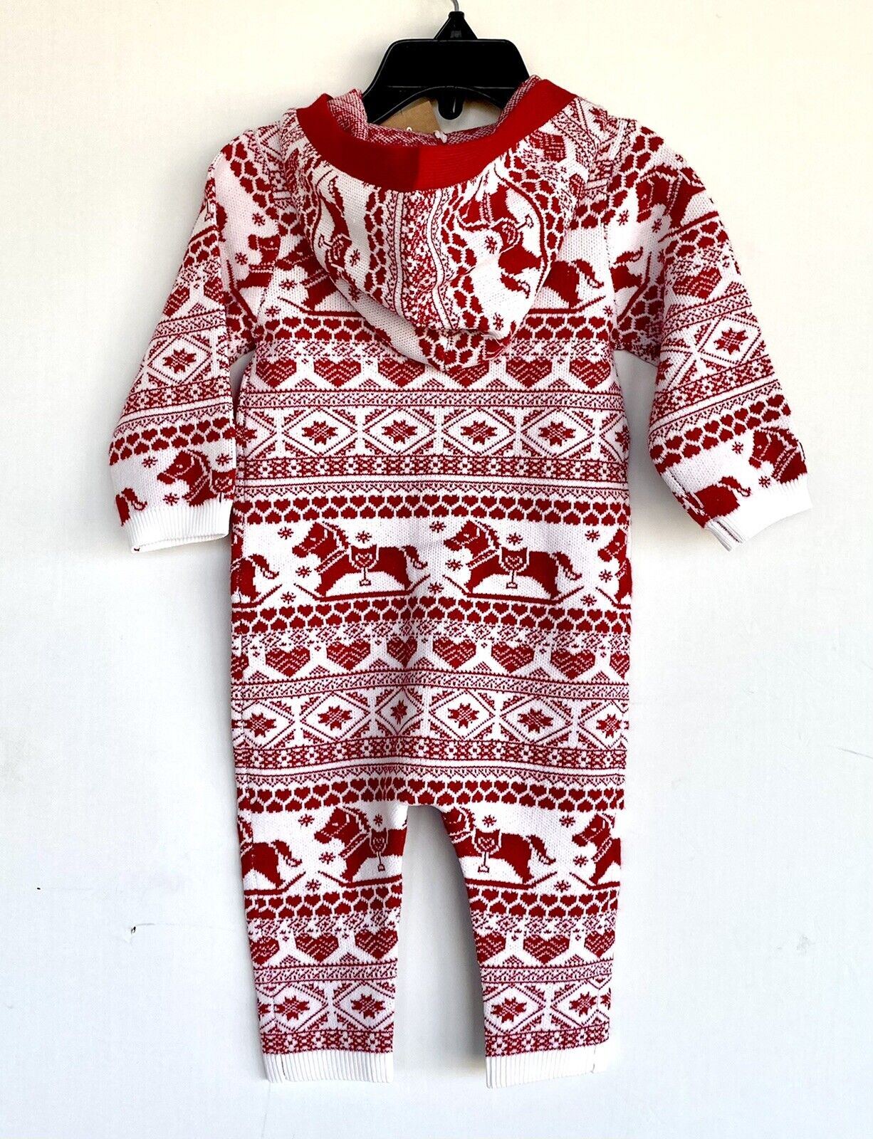 Monsoon London Rocking Horse Hooded Suit 0-3 M Price $38 NWT