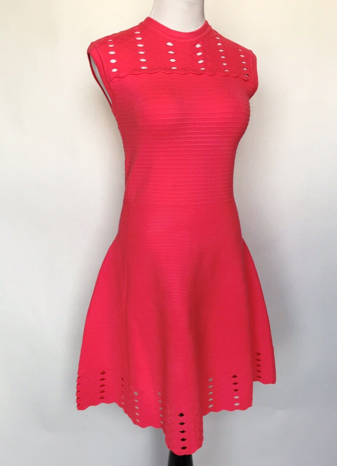 Ted Baker Zaralie Jacquard Panel Skater Dress 3(US 8) Retail $279 Price $132 NWT