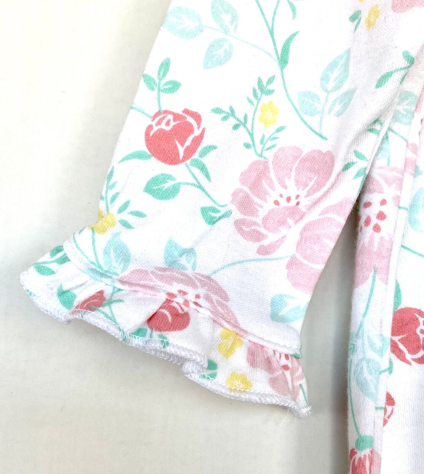 Little Me 2 Piece Rose Footie With Headband 6 Months NWT Price $16