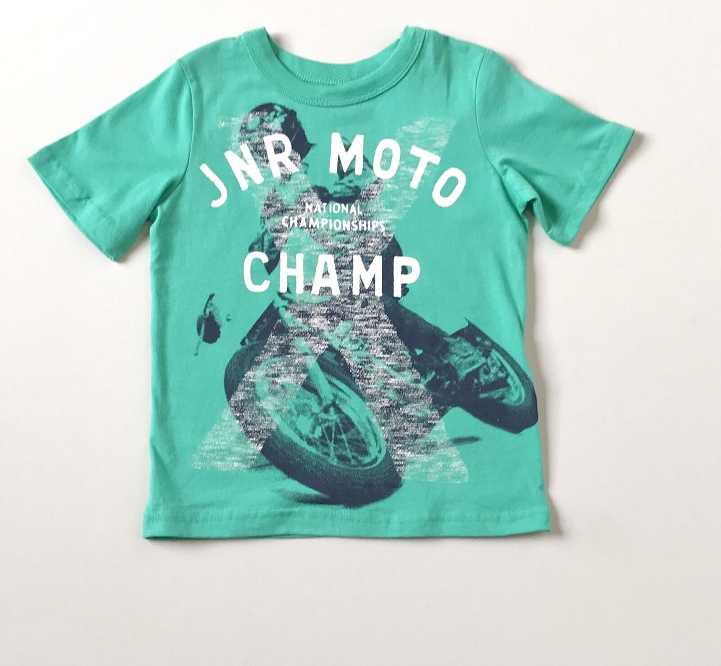 Joe Fresh Green Motorcycle Tee NWT Price $8 Age 4 New