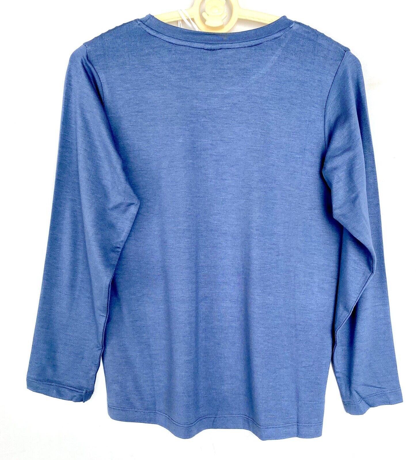 Kate Quinn Super soft Bamboo Crew LS Tee Blue Dusk Retail $36 Price $28 Age 8