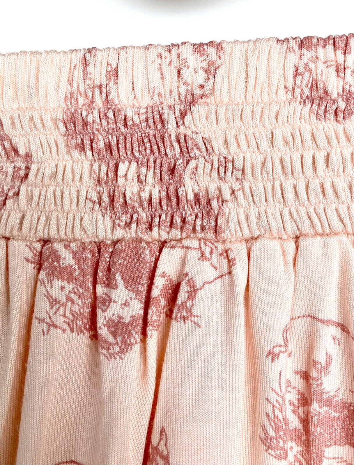 Kate Quinn Bamboo Smocked Shirred Waist Ruffle Bloomer Price $32 3-6M Piggies