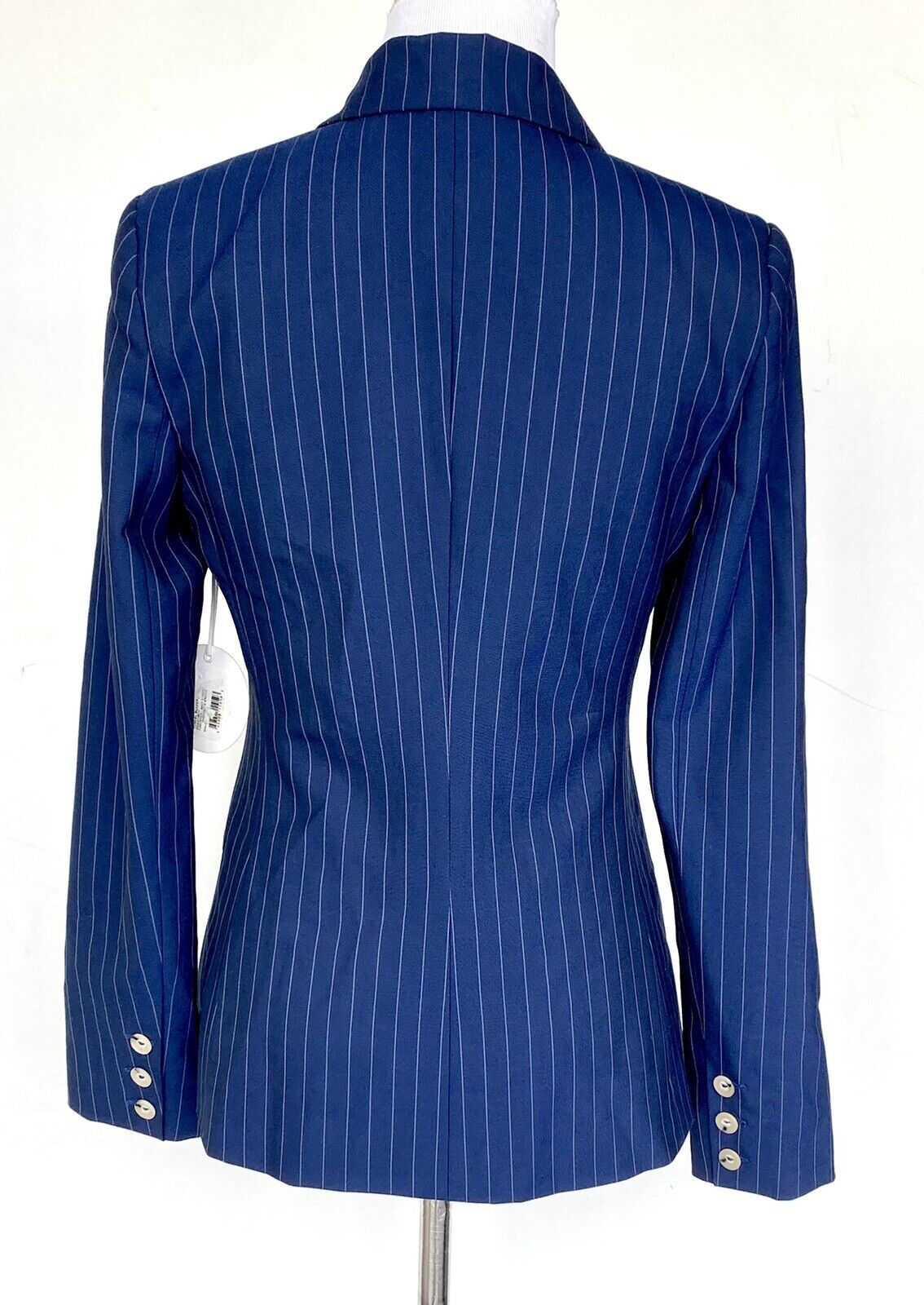 Staud Tunnel Blazer Navy pinstripe retail $245 price $76 size 0