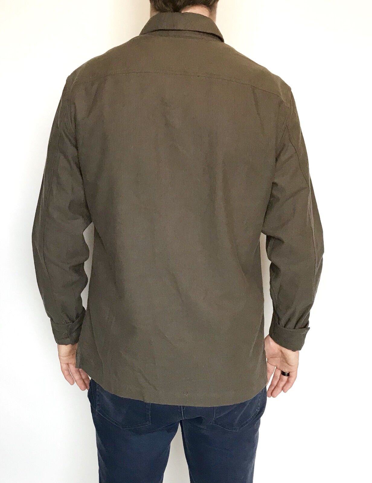 AllSaints Guerra LS Shirt  Khaki Retail $165 NWT Price $76 All Saints Size XS