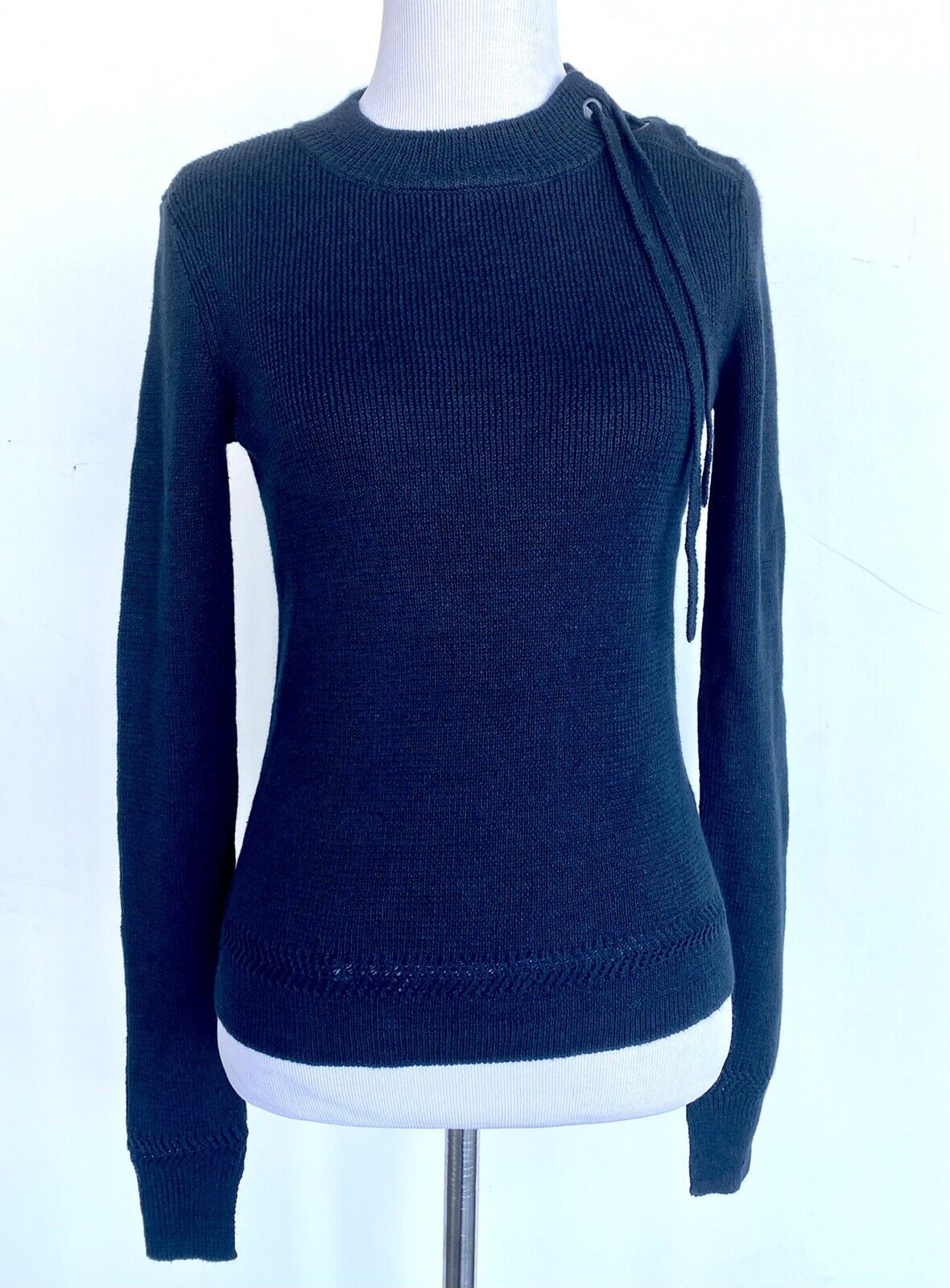 AllSaints Gilli Laced Jumper Sweater Retail $215 Price $98 Size 0 All Saints