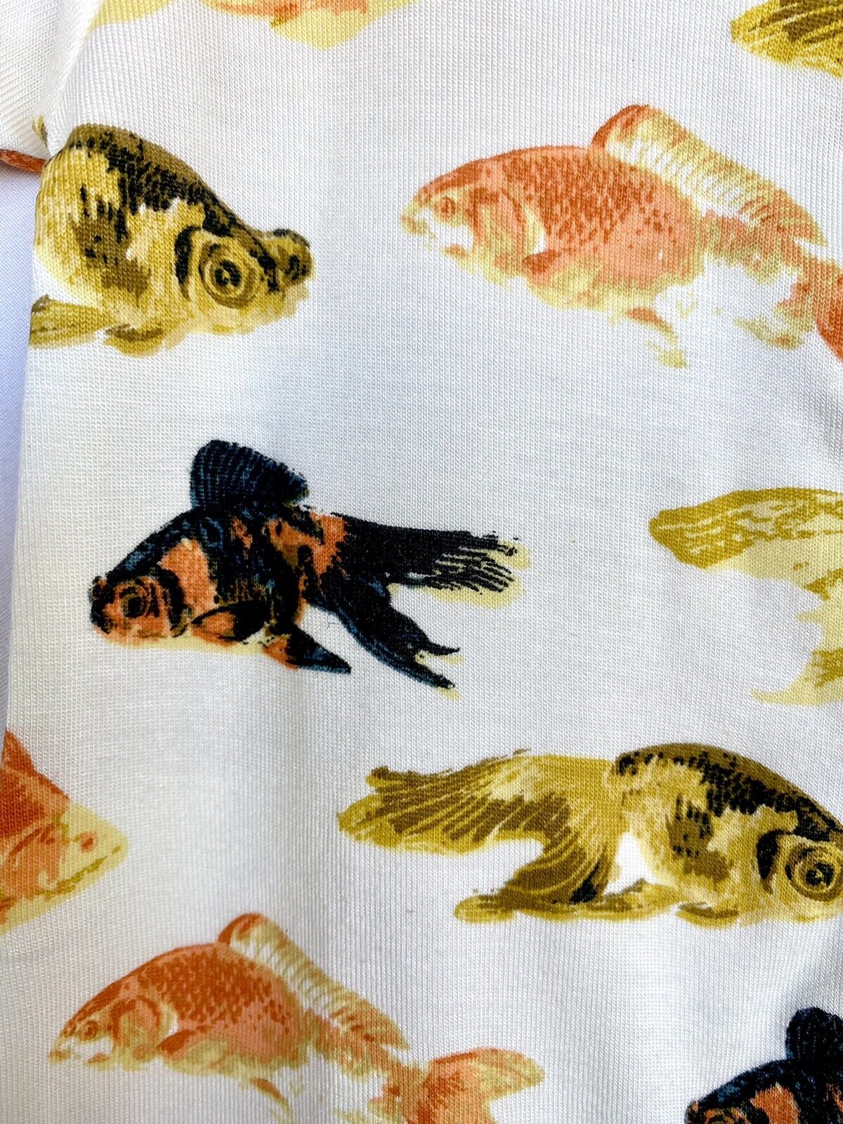 Kate Quinn Modal Goldfish Shortie Romper Retail $46 Price $30 0-3 M Soft