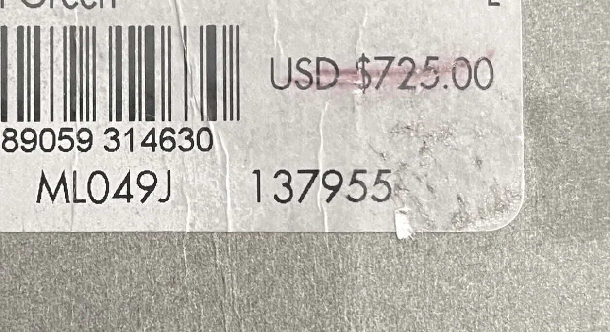 Allsaints Soft Leather Jacket M Retail $725 Price $320 Khaki Green