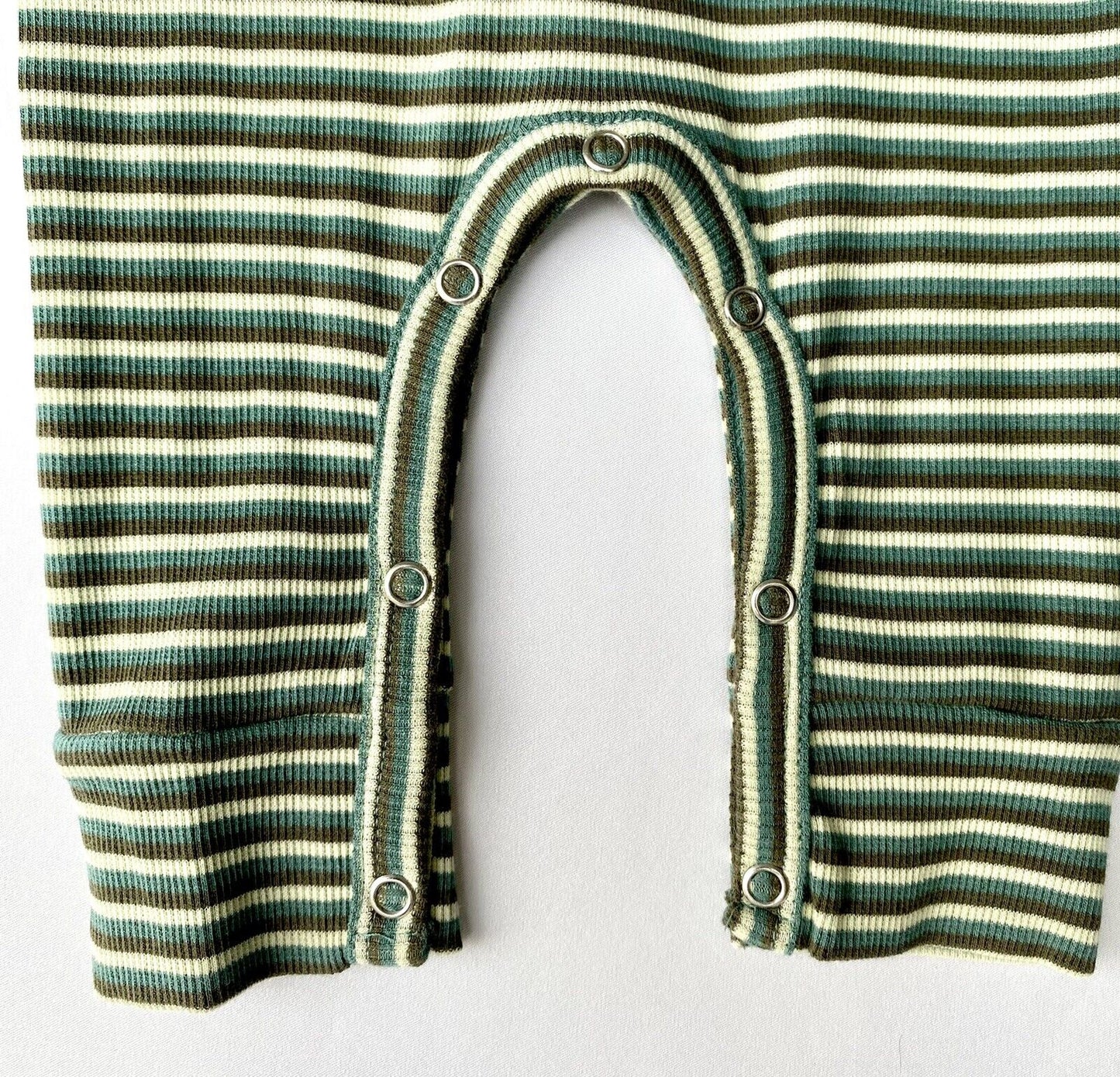 Kate Quinn Organic Cotton Stripe Hooded Jumpsuit Retail $38 Price $28 0-3 M