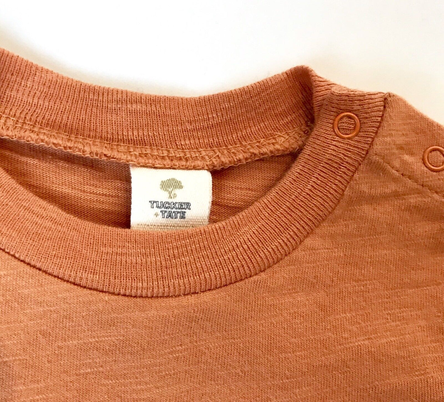 Tucker + Tate Burnt Orange Surfboard Appliqué Tee NWT Retail $22 Price $13.20 6M