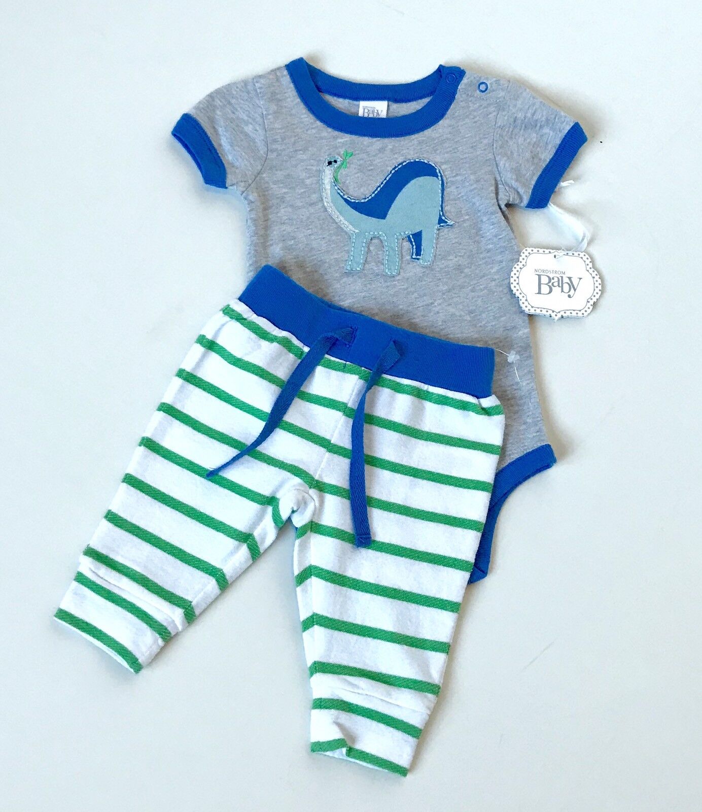 Nordstrom baby Appliqué Dinosaur Body & Pants NWT  Retail $29 Price $17.90 NB