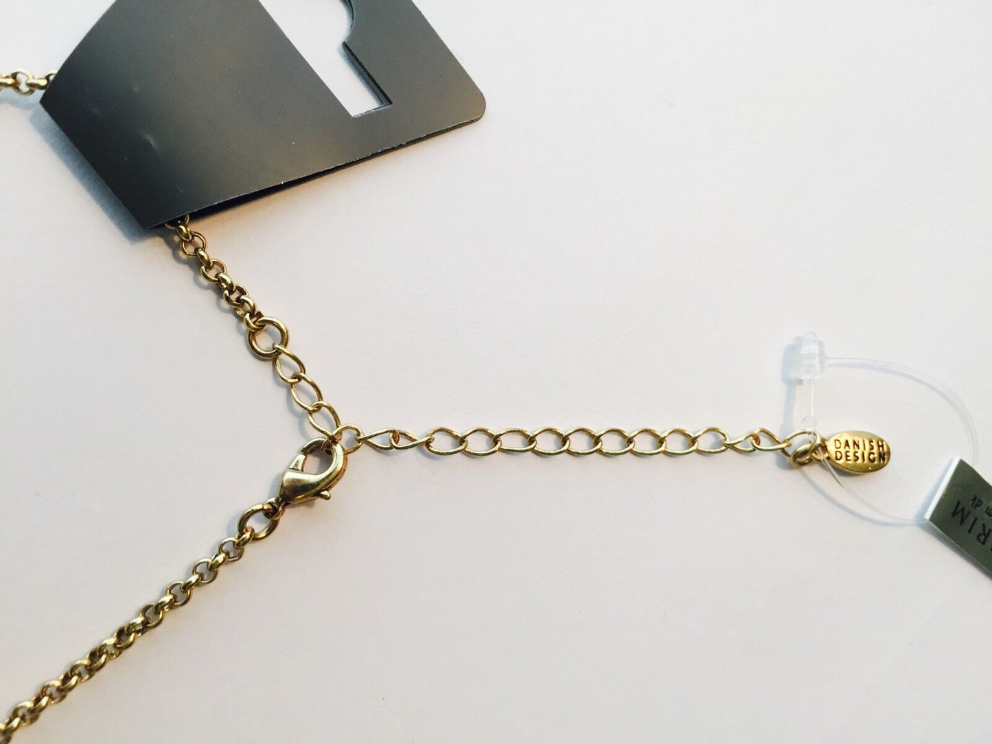 Pilgrim Skanderborg 16 Carat Gold Plated Precious Stone Necklace Price $16