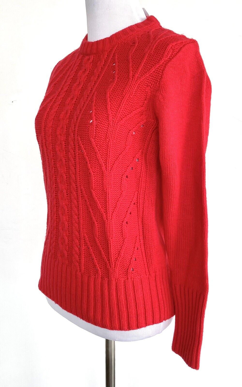 J Crew Lamb Wool Mix Cable Sweater. NWT Retail $69.50 Price $59.50 Size XS