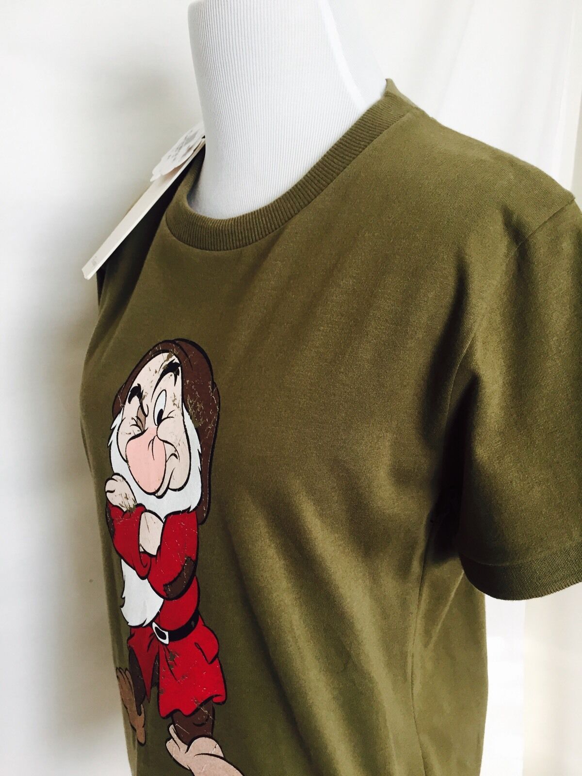 Brontolo Disney Distressed Style Grumpy Tee. NWT Size M Retails $42 Price $22