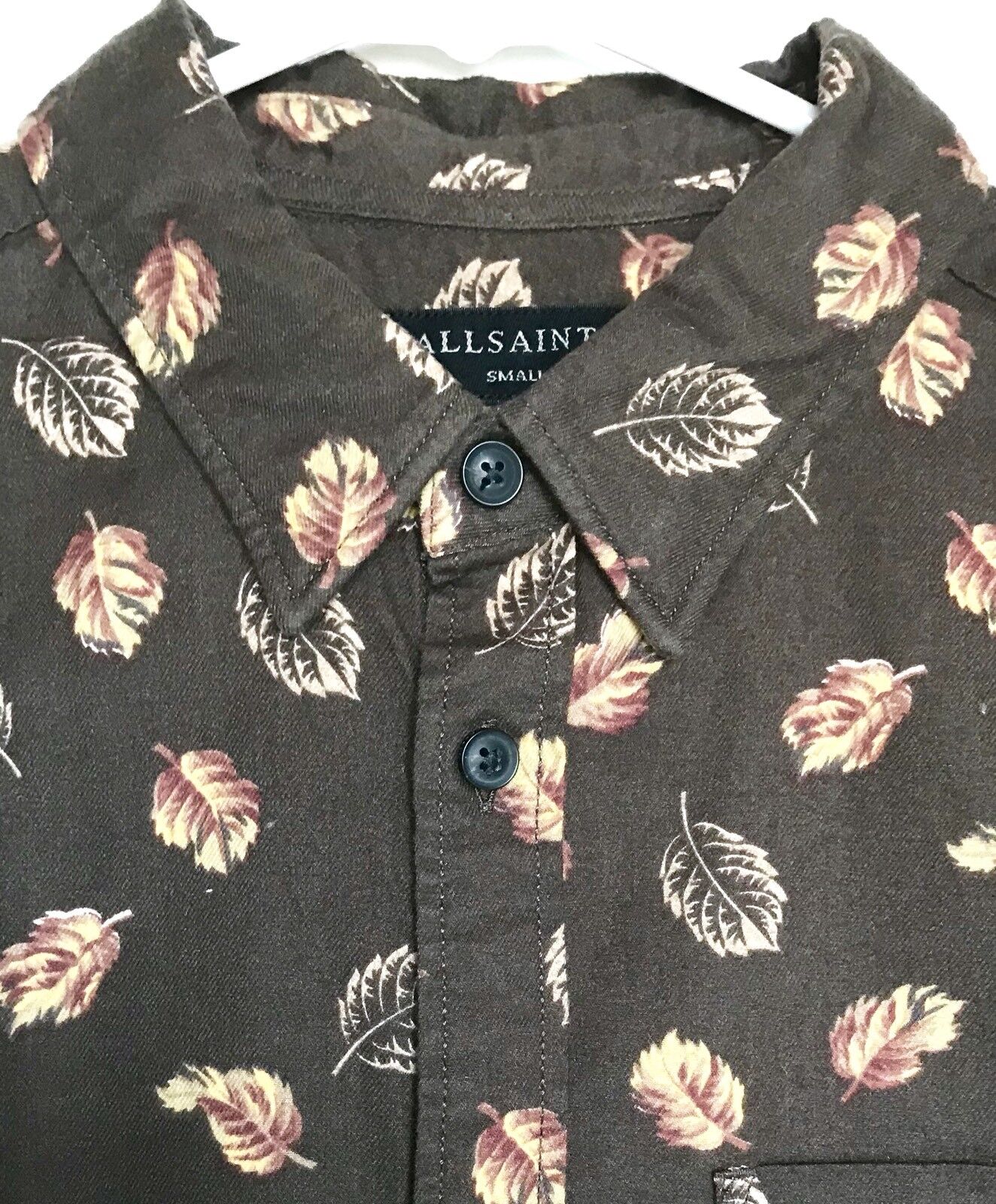 AllSaints Wieppe LS Shirt  Retail $165 NWT Price $76 All Saints Size S