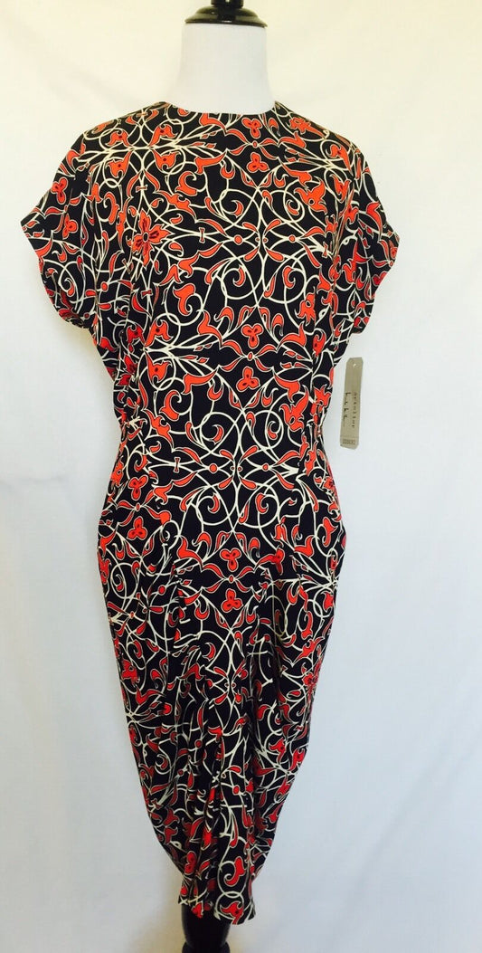Nicole Miller Artelier  Black And Red Dress. NWT Retails $355 Price $130 Size 2