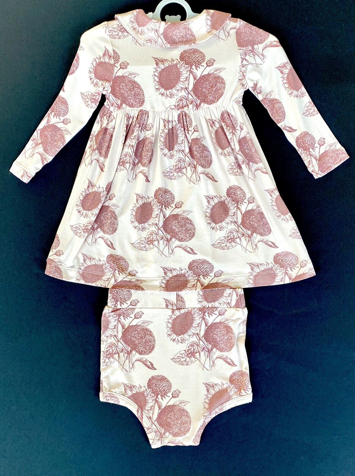 Kate Quinn Bamboo Peter Pan Collar Dress & Bloomers Retail $50 Price $38 6-12 M