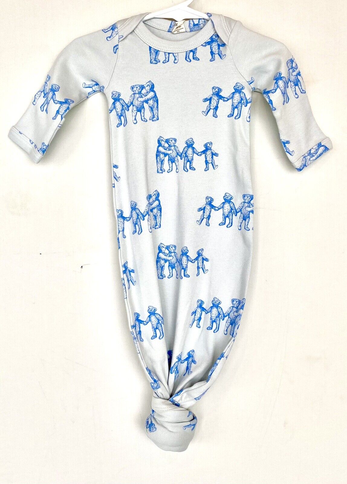 Kate Quinn Organic Cotton Interlock Knot Gown Retail $40 Price $26 0-3 M Bears
