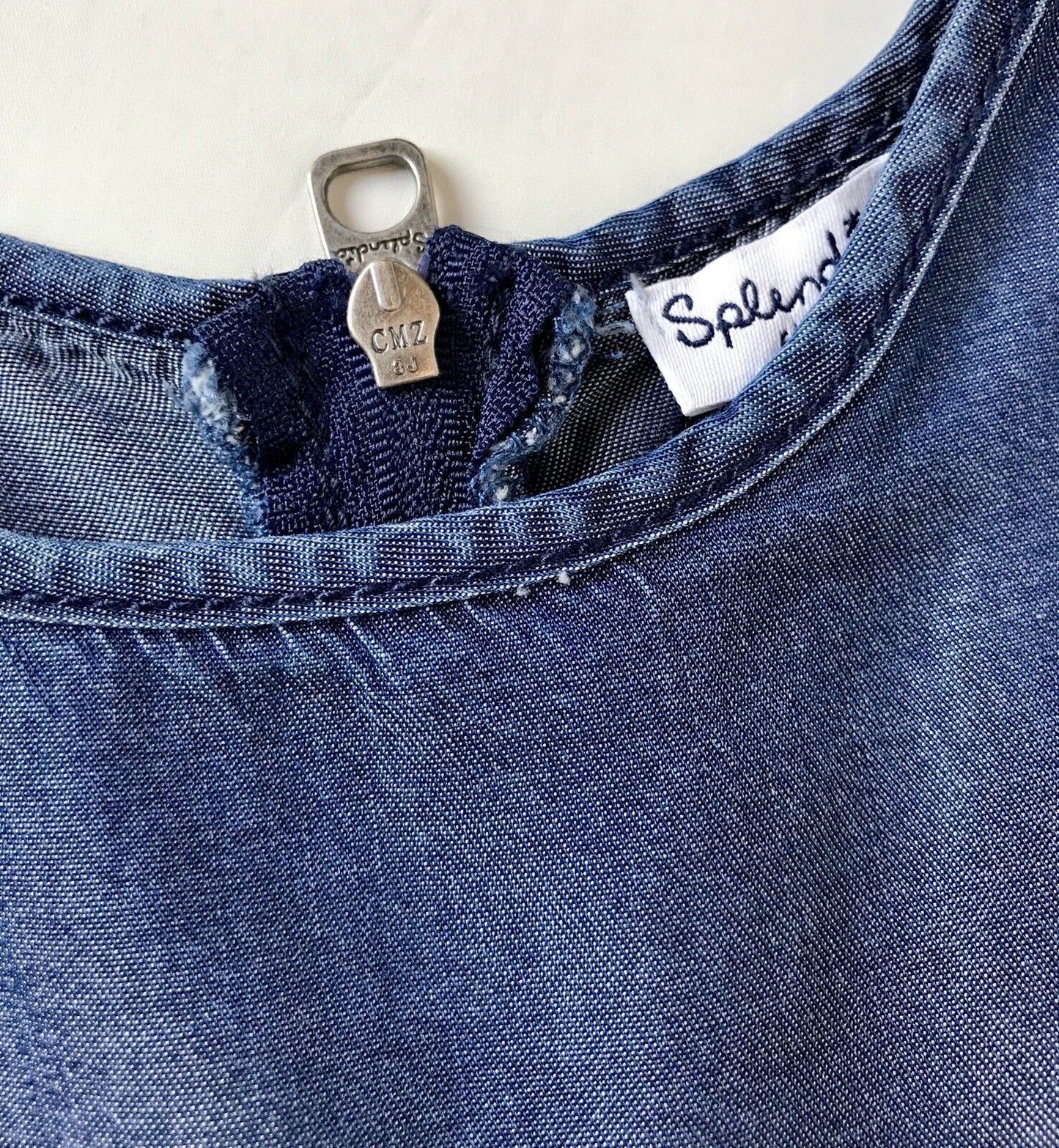 Splendid Soft Tencel Denim Dress & Panties. Retail $40 Price $26 NWT 6-12 Months