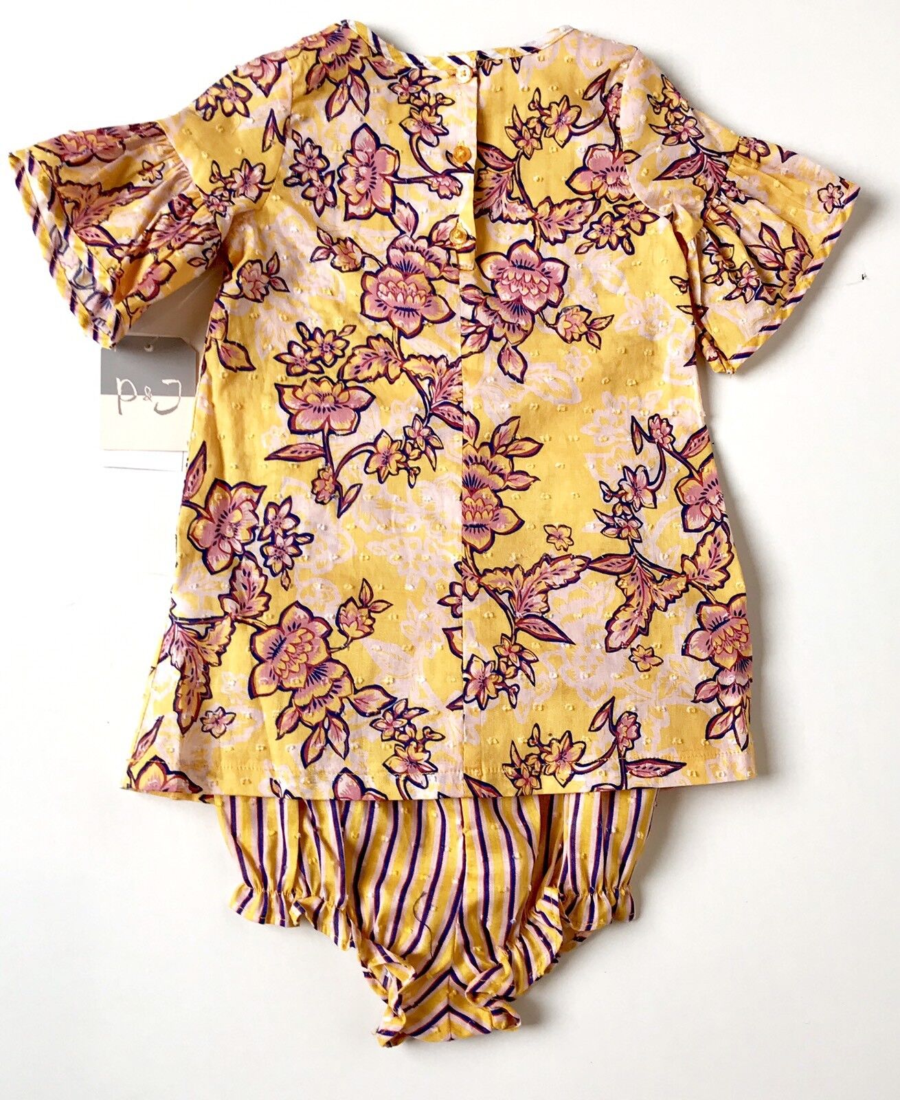 Pippa & Julie 2pc Mustard  Dress & Knickers Retail $45 Price $$28 24 Months NWT