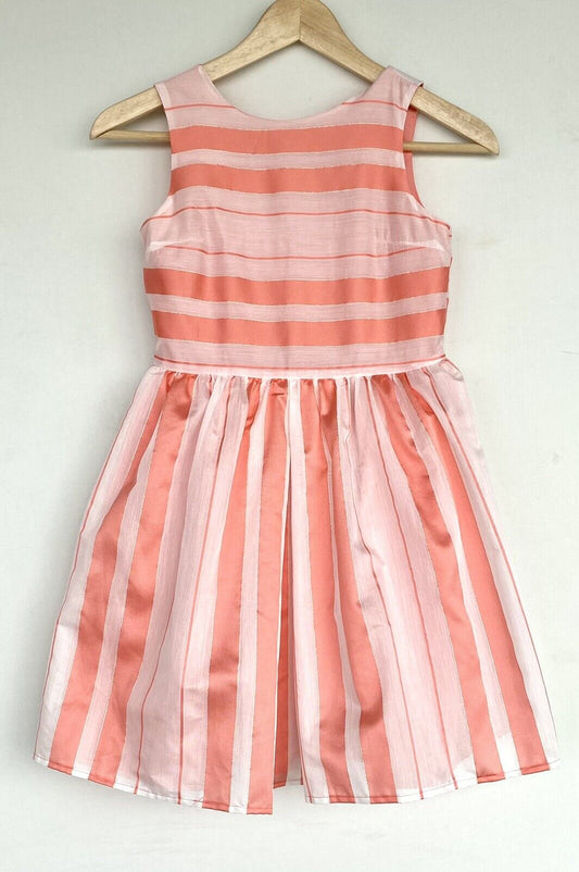 Tommy Hilfiger girls Shell Coral pink  party dress Retail $70 Price $38 M 8-10 Y