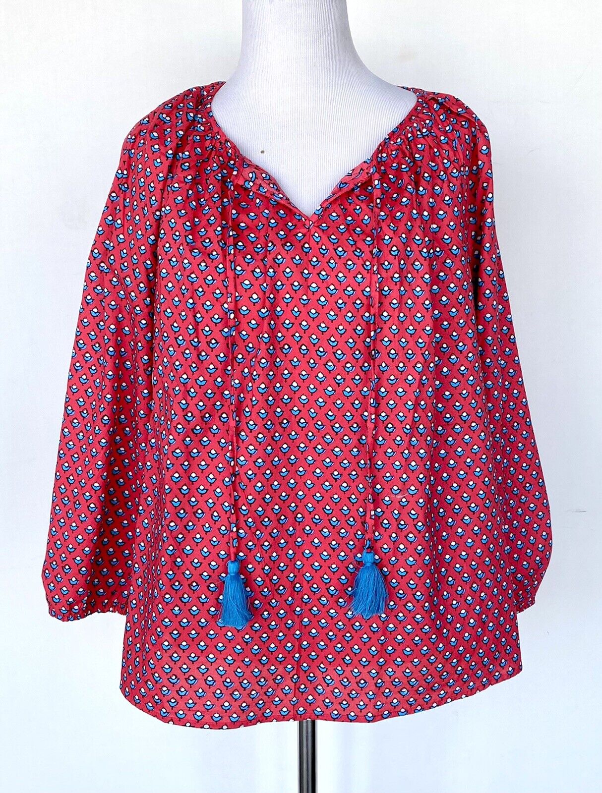 J Crew Cotton Raglan Popover Blouse NWT Retail $69.50 Price $39 Size XS