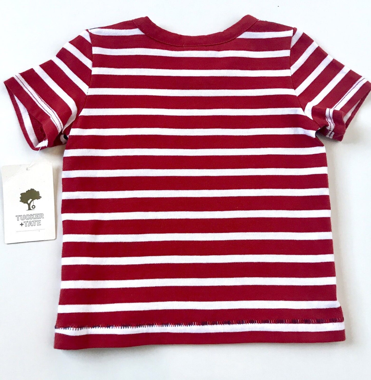 Tucker Tate Stripe Soft Cotton Surfboard Tee NWT Retail $22 Price $13.20 6M