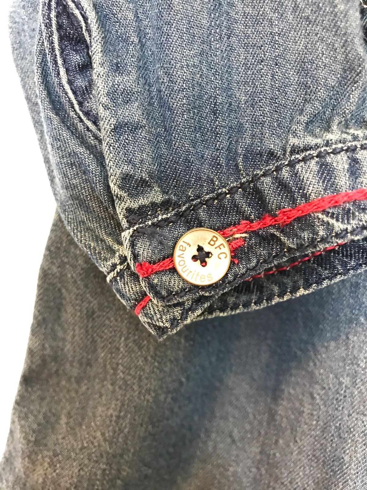 Babyface Soft Washed Denim Dress. Pockets & Stitched Detail NWT Age 4 Price $28