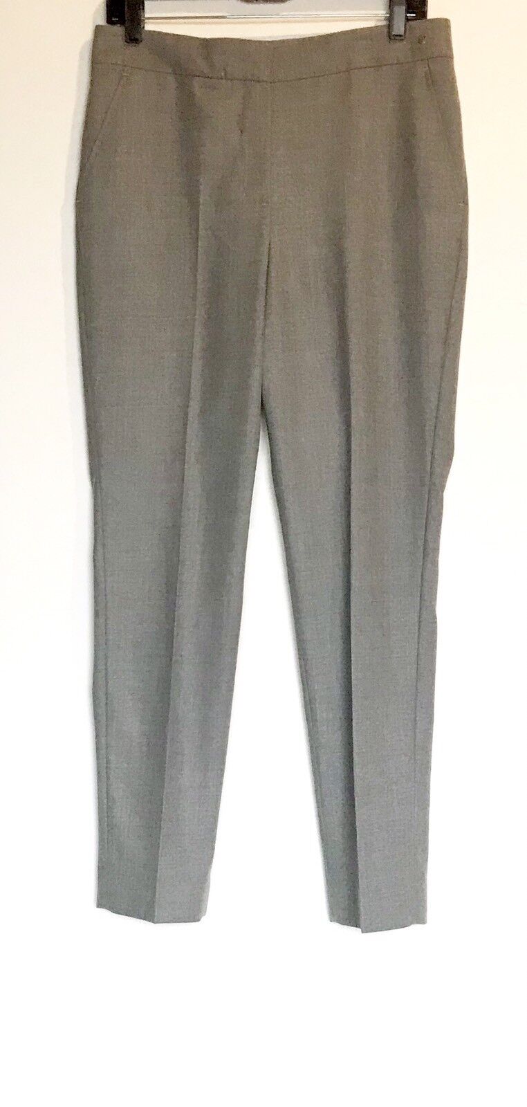 Carolina Herrera Grey Fine Wool Pant / Trouser.NWT Retail $440 Price $159 Size 2