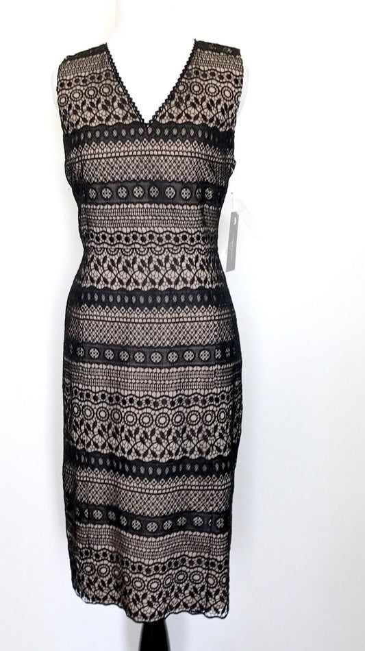 Emerson Rose Black Lace & Nude Dress. NWT Retails $149 Price $45 Size 6